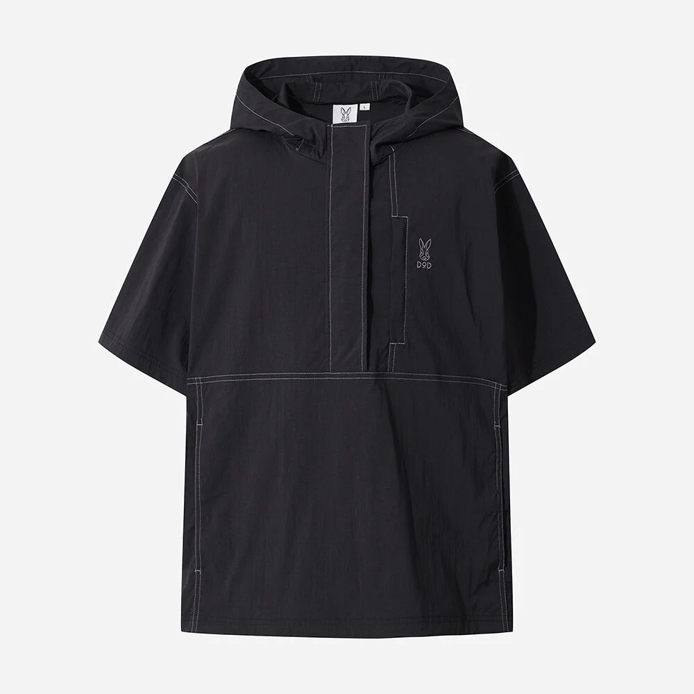 Ice Clash 短袖 連帽衫 風褸(BLACK)