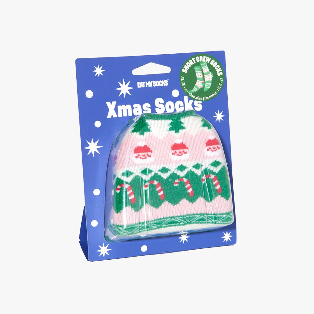 Eat My Socks 3D Xmas Jumper 聖誕節 夾克 襪 襪
