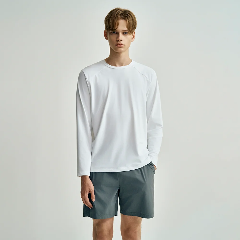 M Cush Warm 長袖 T恤(WHITE)