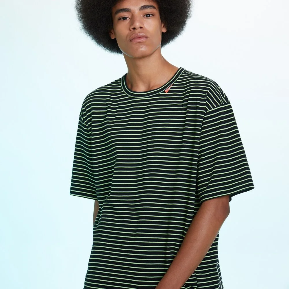 UNISEX MULTI STRIPE T-SHIRTS IETS0E665BK