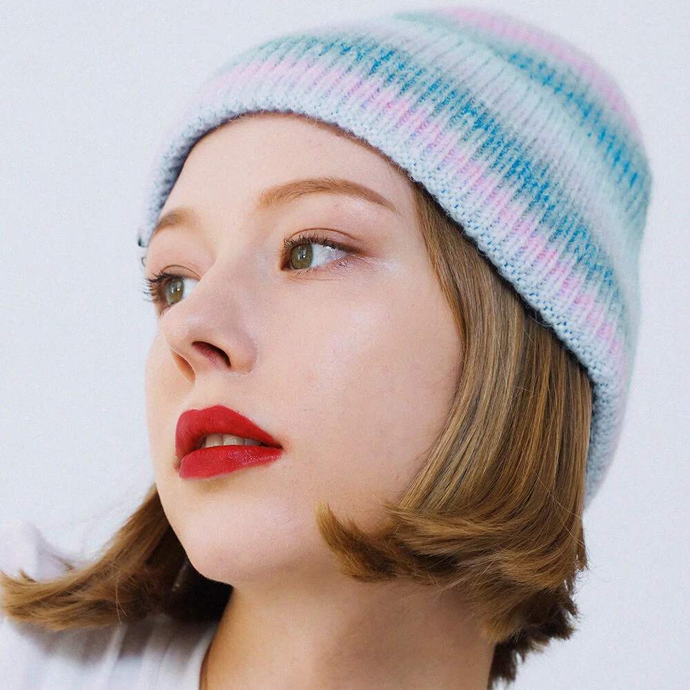 Palette Tie-Die Knit Beanie (7color)