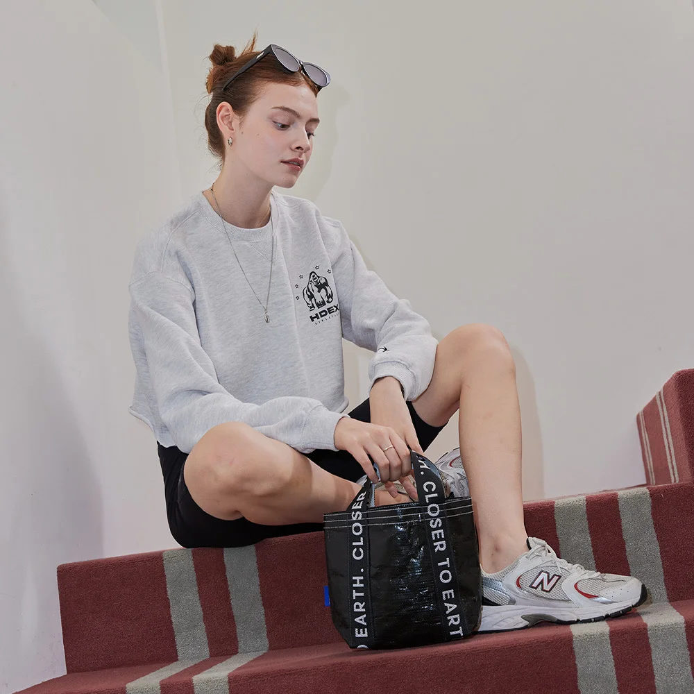 TARPAULIN BAG MINI - BLACK