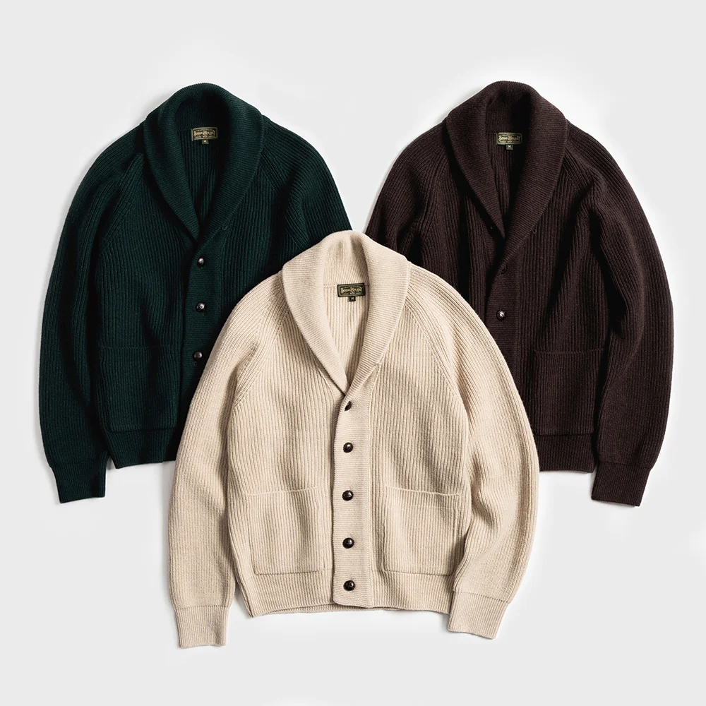 10 SHAWL COLLAR CARDIGAN (3 color)