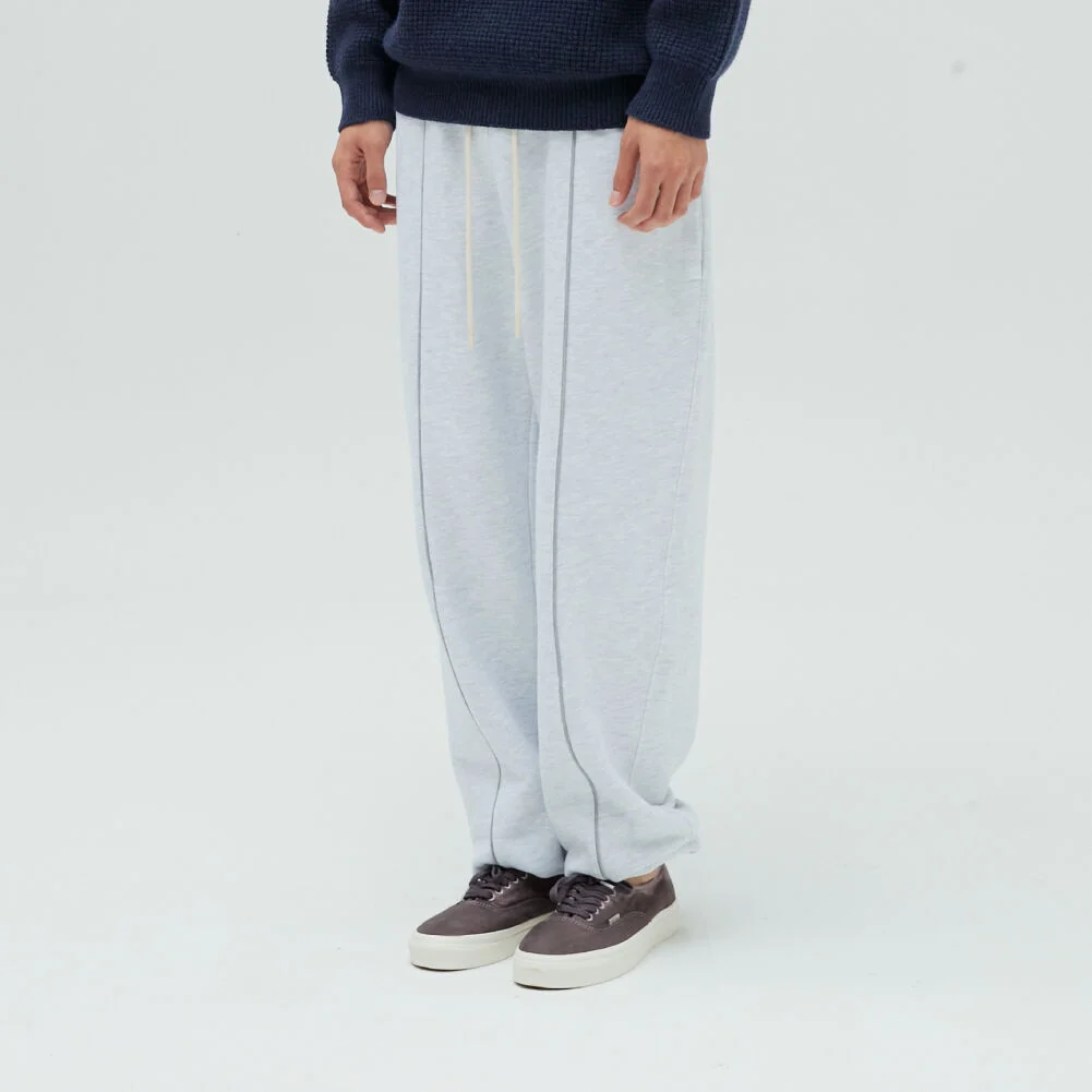 Marcell Loose Fit Sweatpants Melange Gray