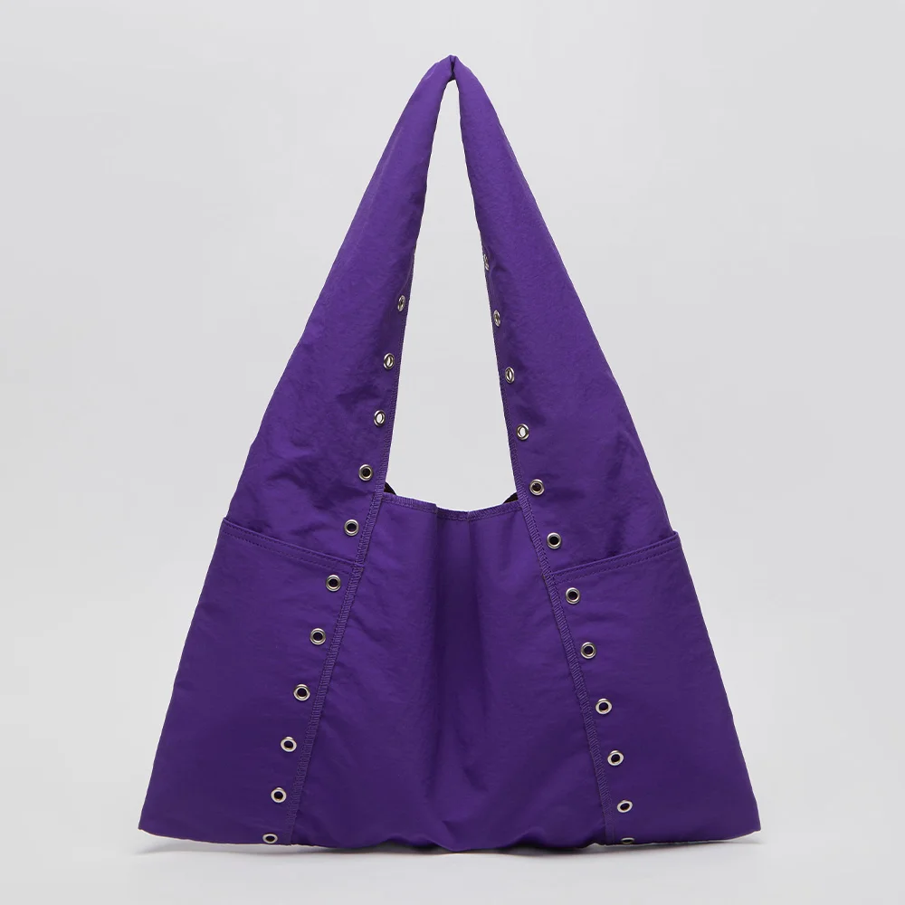 Eyelet shoulder bag(Purple)