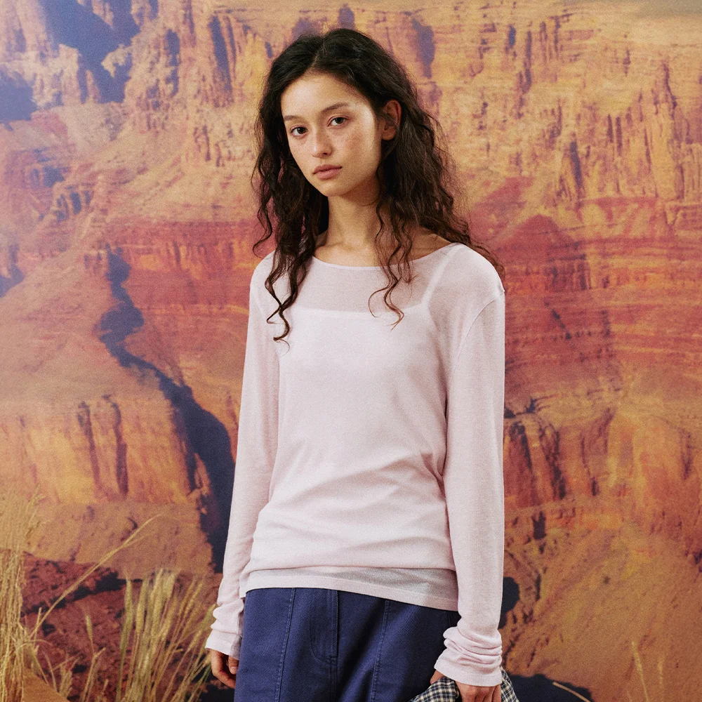 PAPER TEE_LIGHT PINK