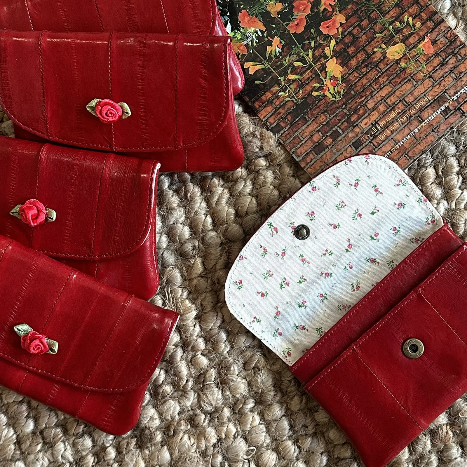 Simple Card holder Rose 簡約卡片夾 玫瑰色 (3colors)