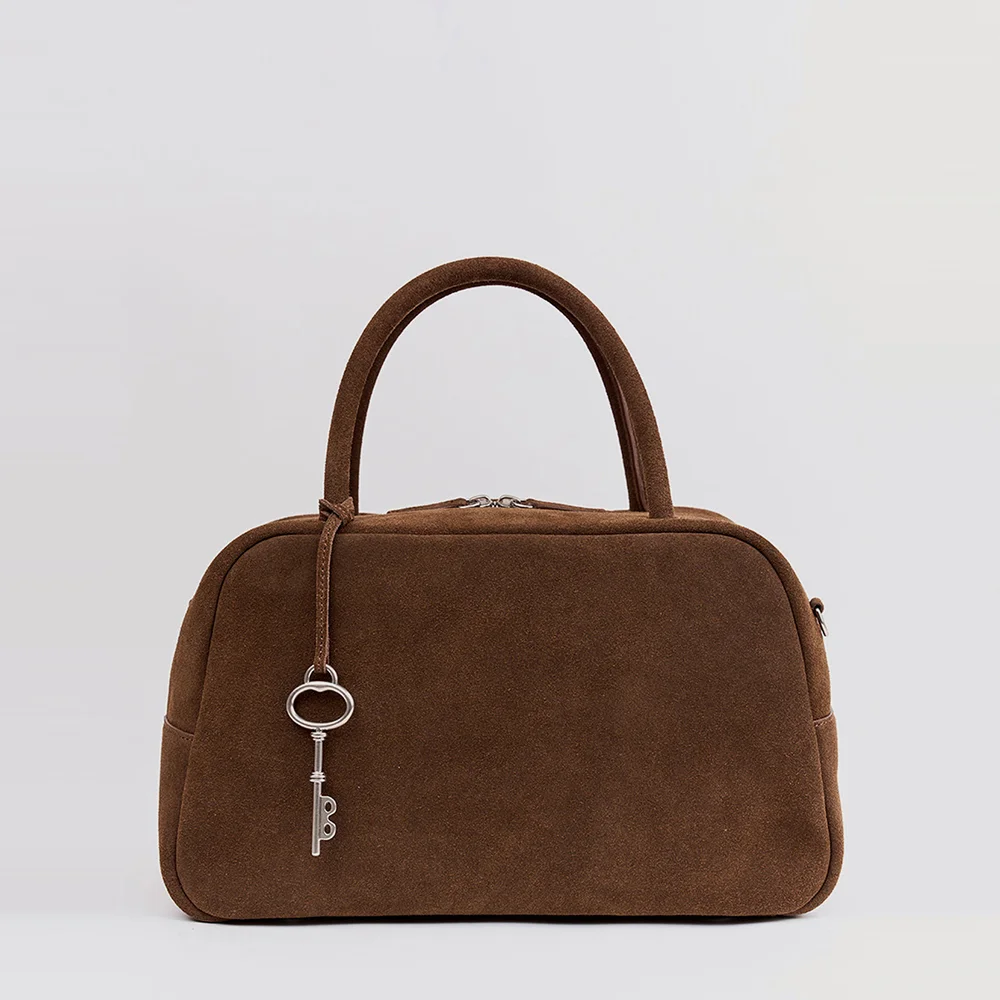 key BAG suede medium - brown