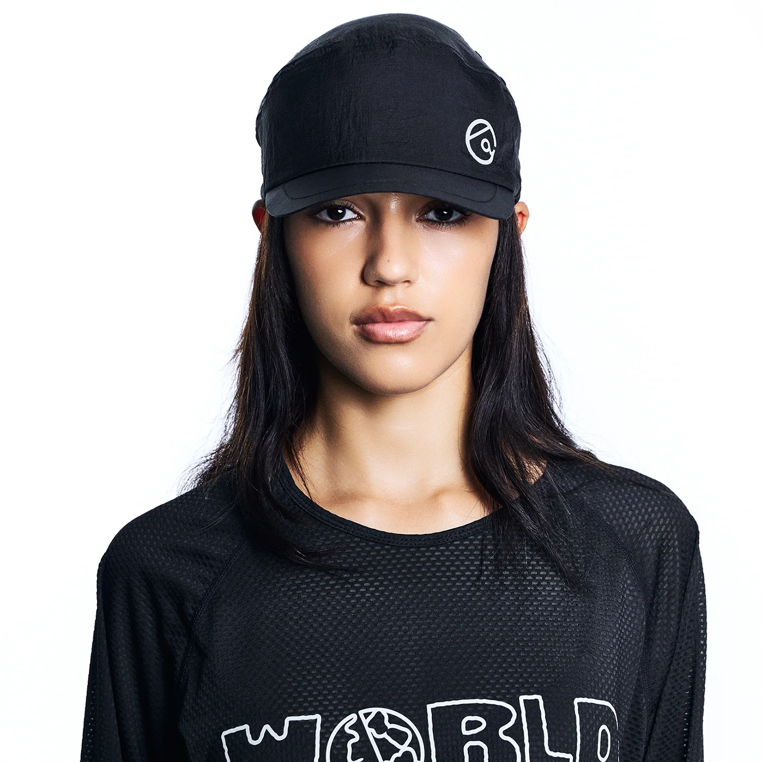 L.T SYMBOL RUNNING CAP BLACK
