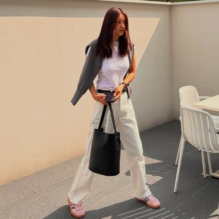 clover bucket BAG - black