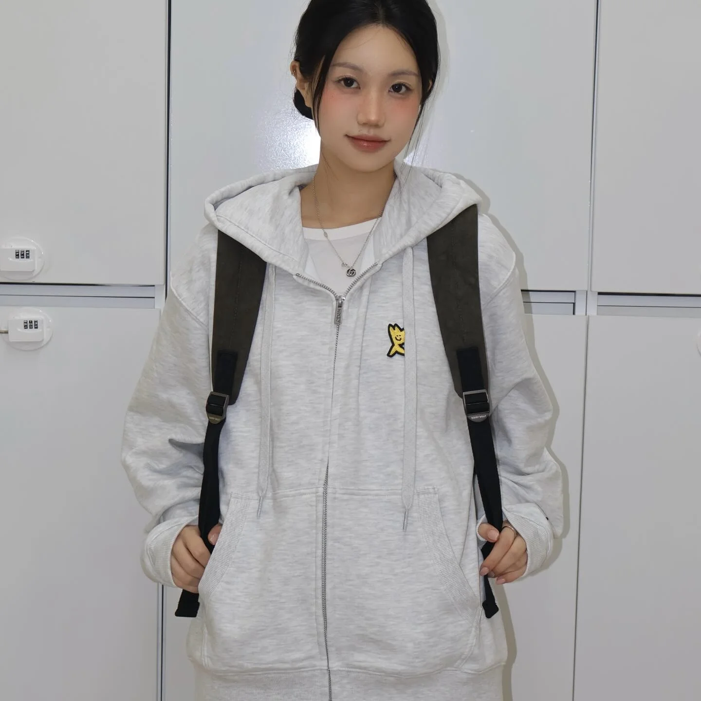 Kiki 標誌 連帽拉鍊外套 (5 colors)