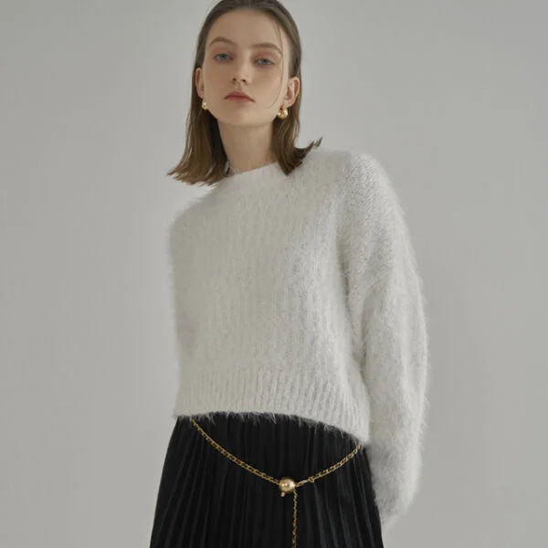 SOFT MIX LOOSE KNITWEAR (T-6628)