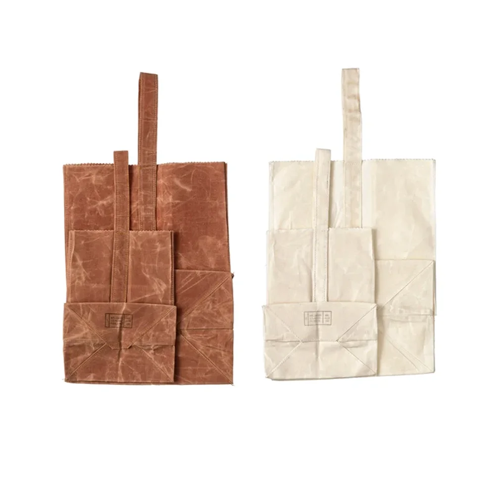 GROCERY BAG WITH HANDLE Small/White