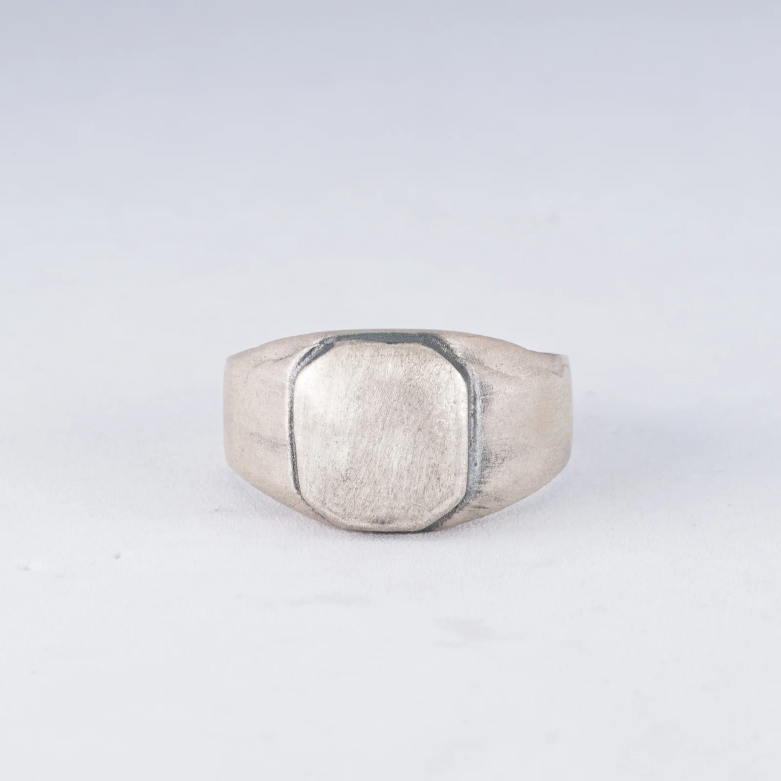 HR 231R_Octagonal Silver Ring (Silver 925)
