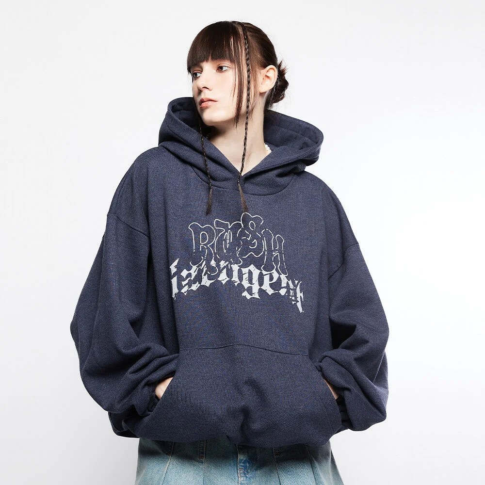 L7 OVER STRING HOODIE(NAVY)