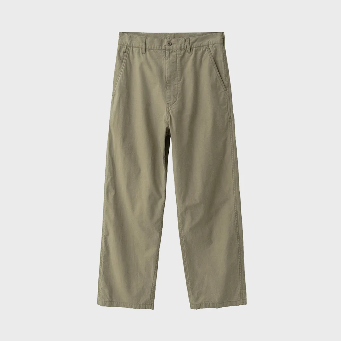 French Work Pants, Olive Grey
