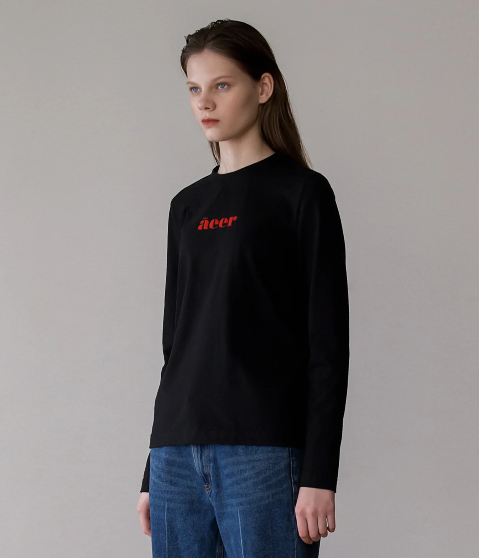 Logo Cotton Tshirts (Black, Ivory)