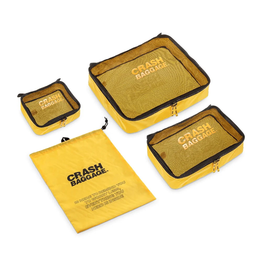 Crash Baggage Easy Life 旅行裝 套裝 化妝袋 YELLOW