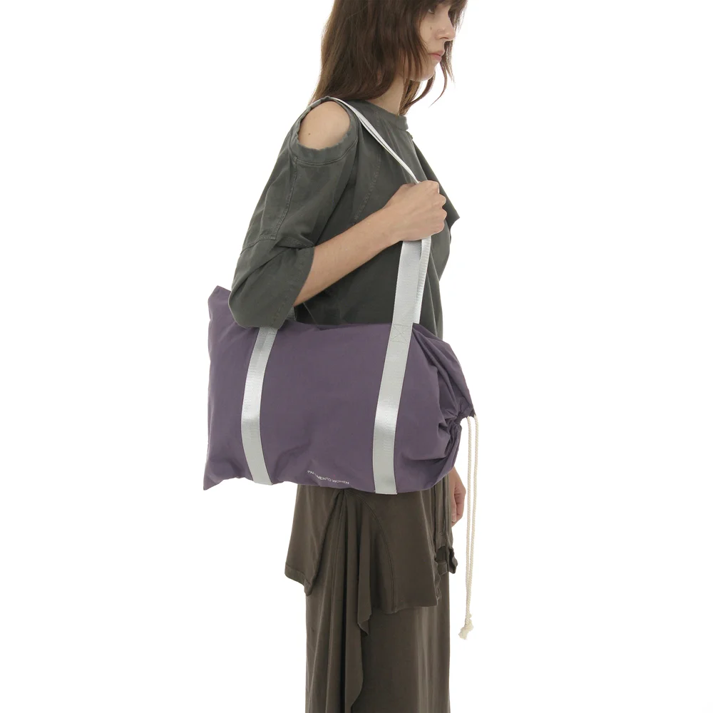 COTTON DUFFLE BAG_PURPLE