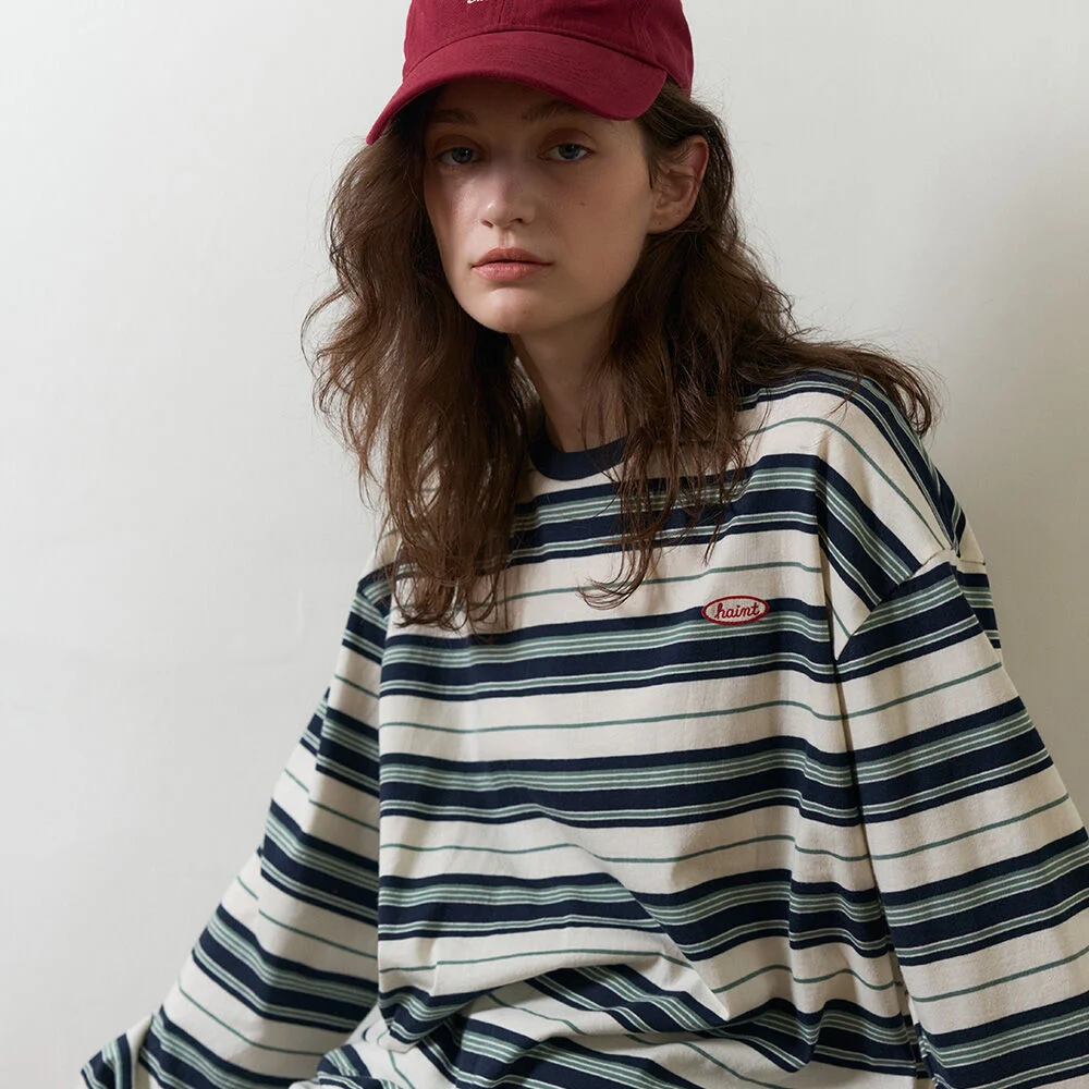 ARVEL MULTI STRIPE T-SHIRTS 2COL_NAVY