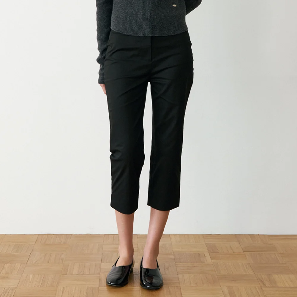 Sacha Layered Capri Pants Black