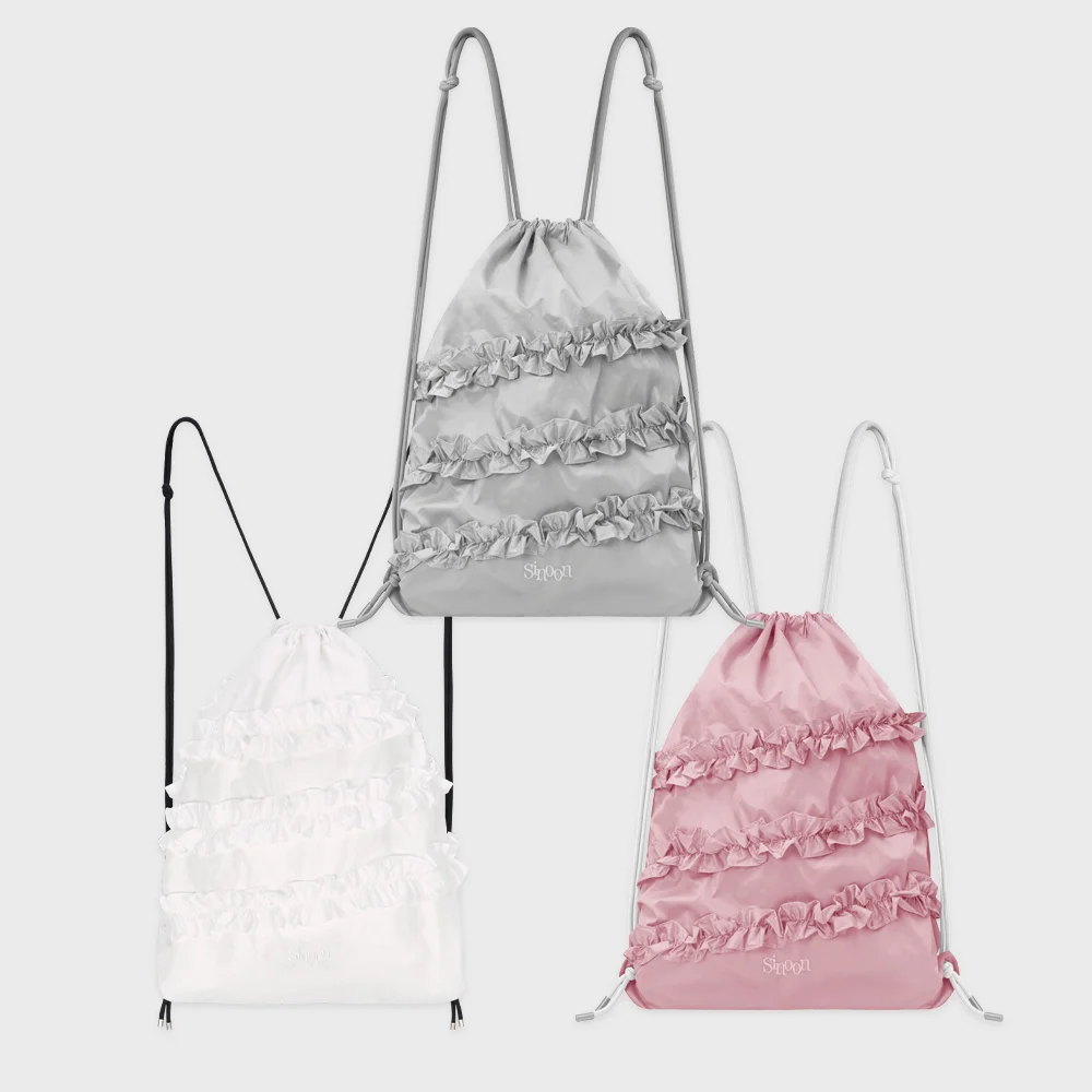 Ruffle String Bag (3 Colors)