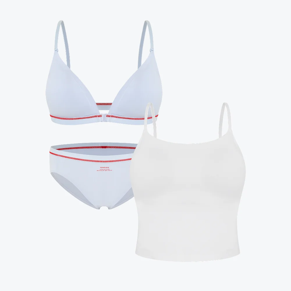 涼感 Eau Bralette&內褲&內衣背心