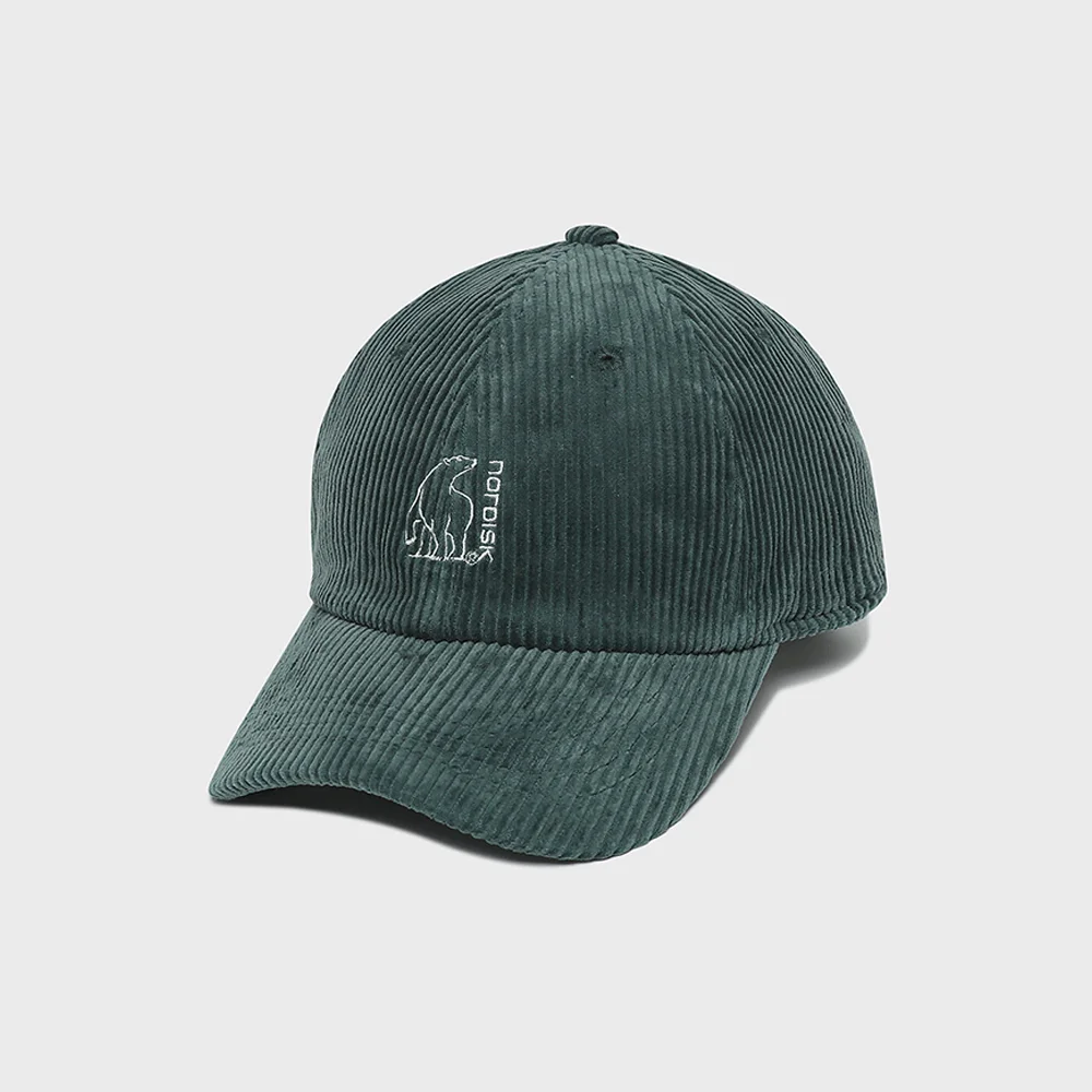 燈芯絨 棒球帽_Dark Green_OUF25C02G9