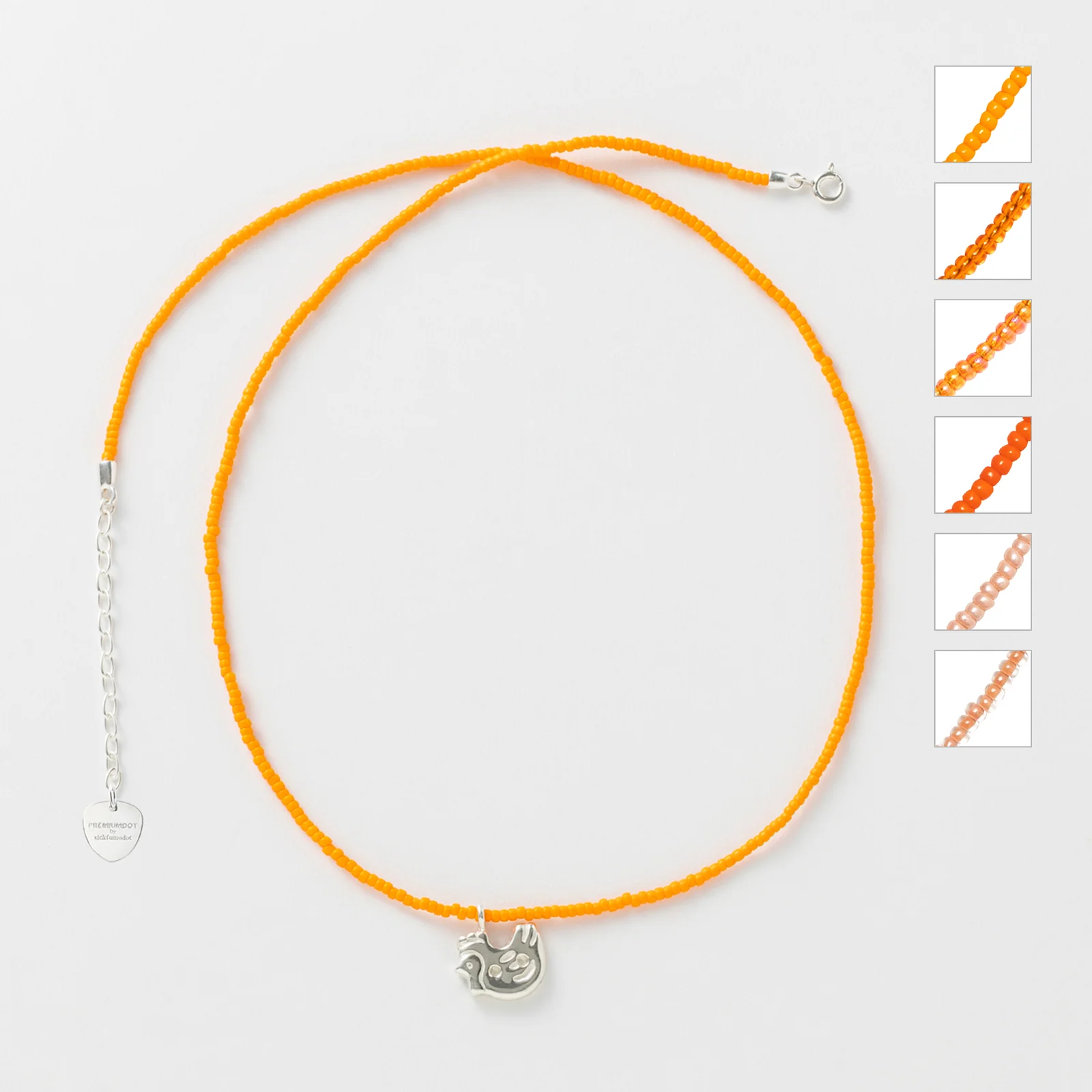 12TTI Cookie Necklace - Orange_54 Colors
