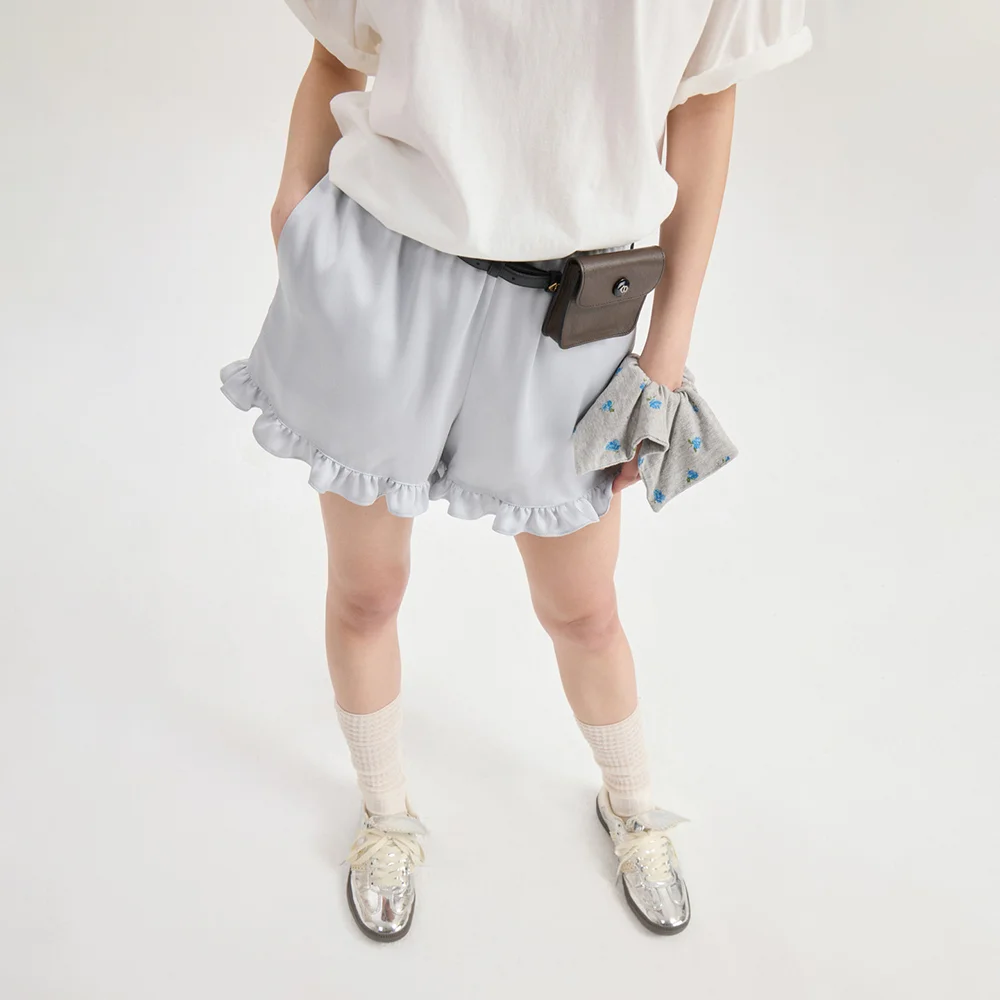 Chouetties by LUCKY CHOUETTE_Frill Shorts (silver)_LAPOX25430SVX