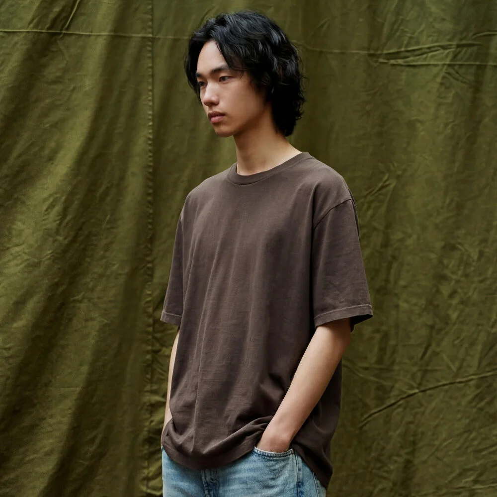 日 基本款 短袖T恤 啡色 JUST4758