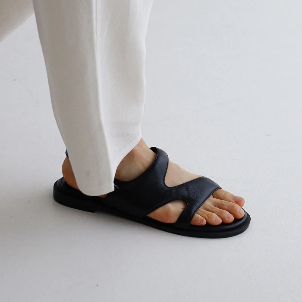 wave sandal_23096_black