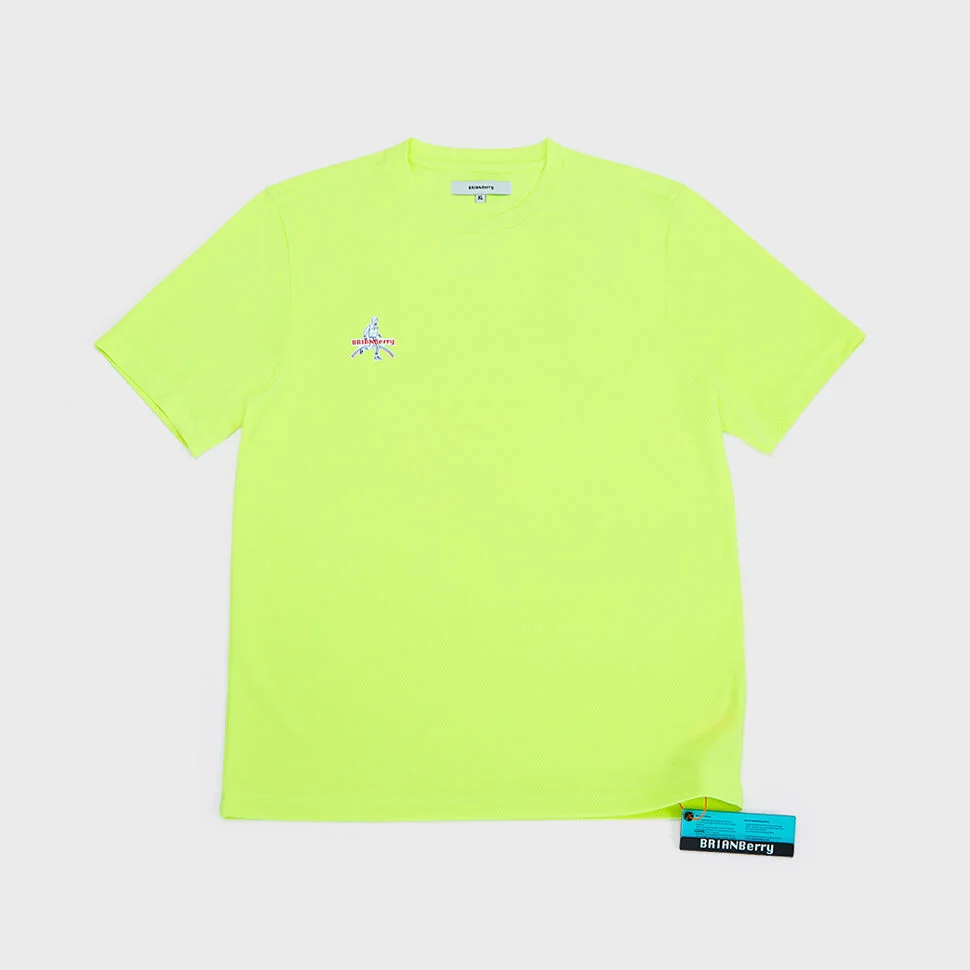 BERRY MAN LOGO TEE_LIME