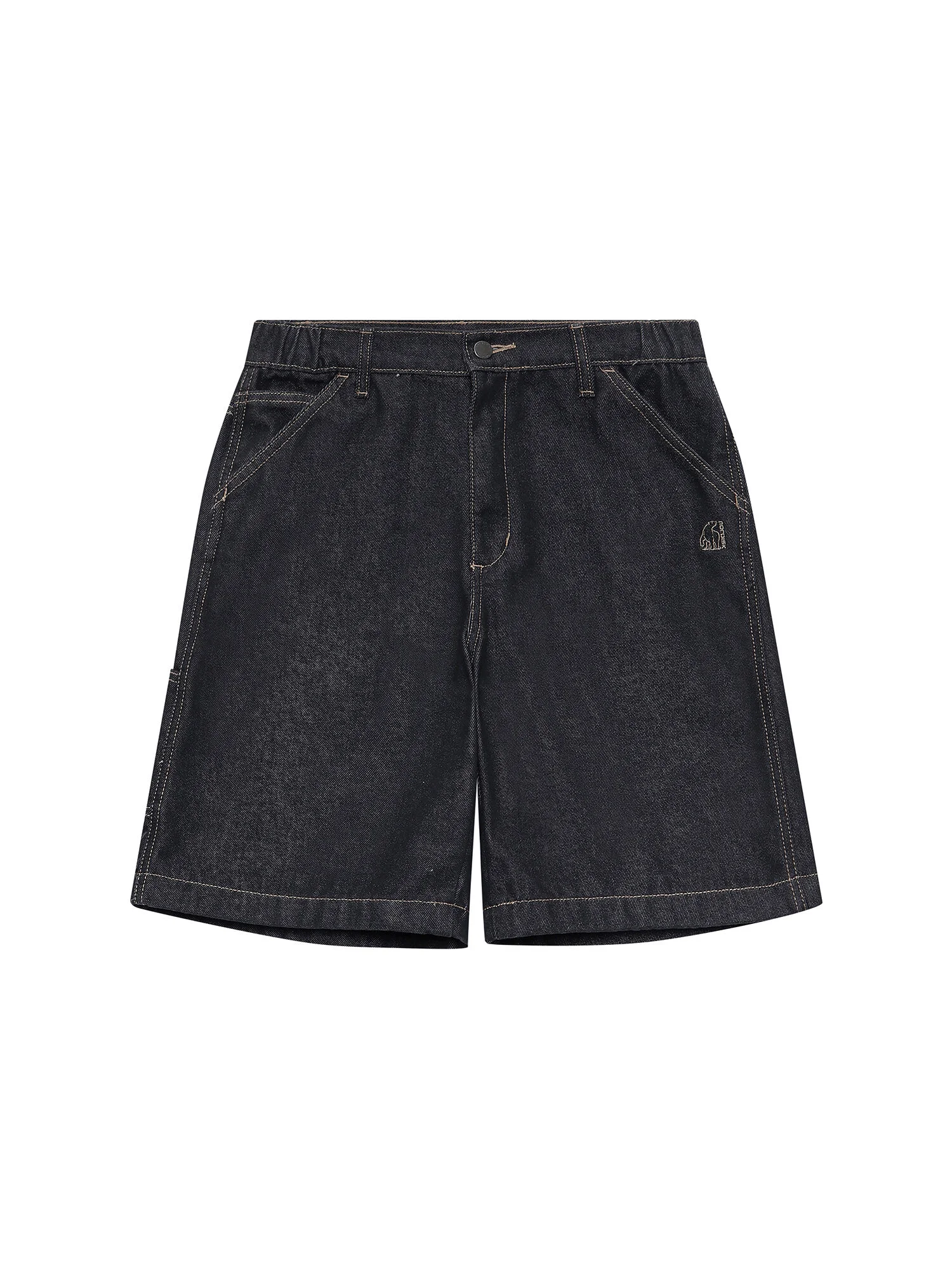 牛仔 短褲 - W_Indigo_OWM25332N2