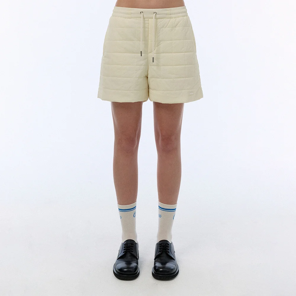 Quilted Shorts (Ivory)