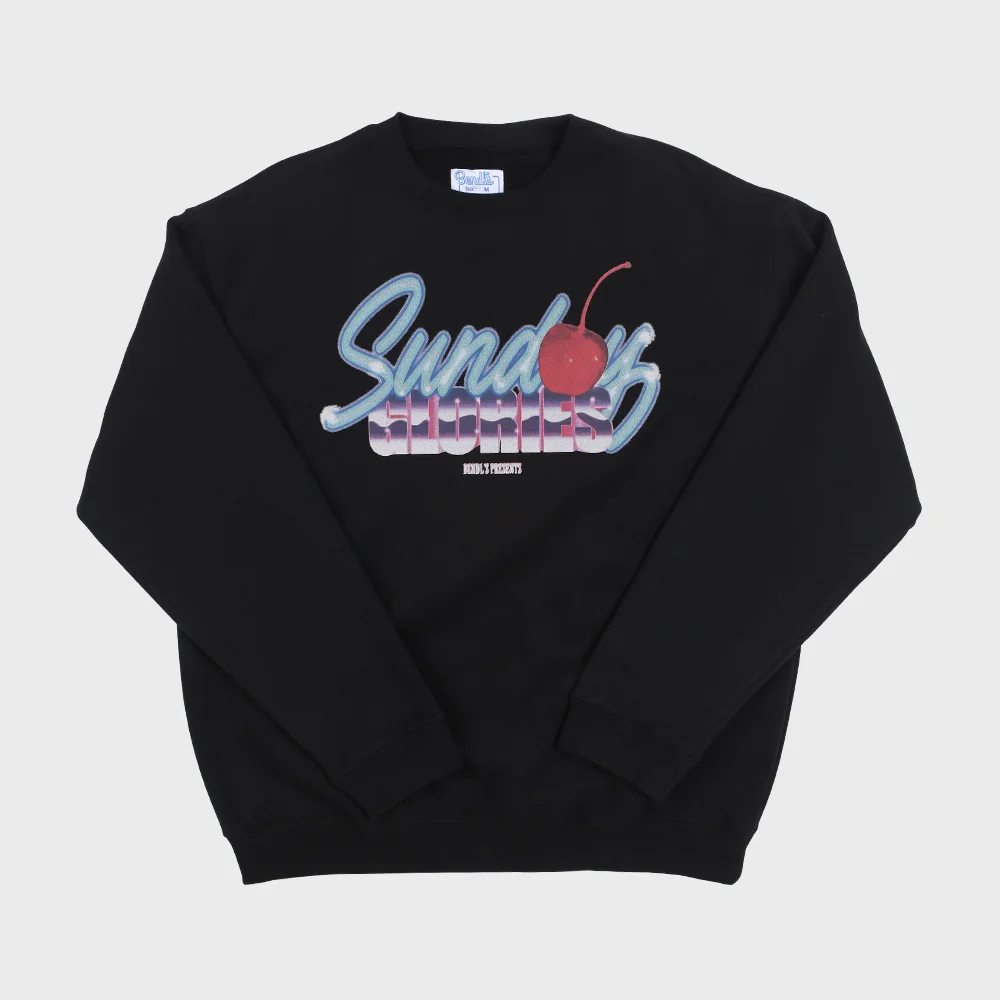 SUNDAY GLORIES SWEATSHIRTS -BLACK