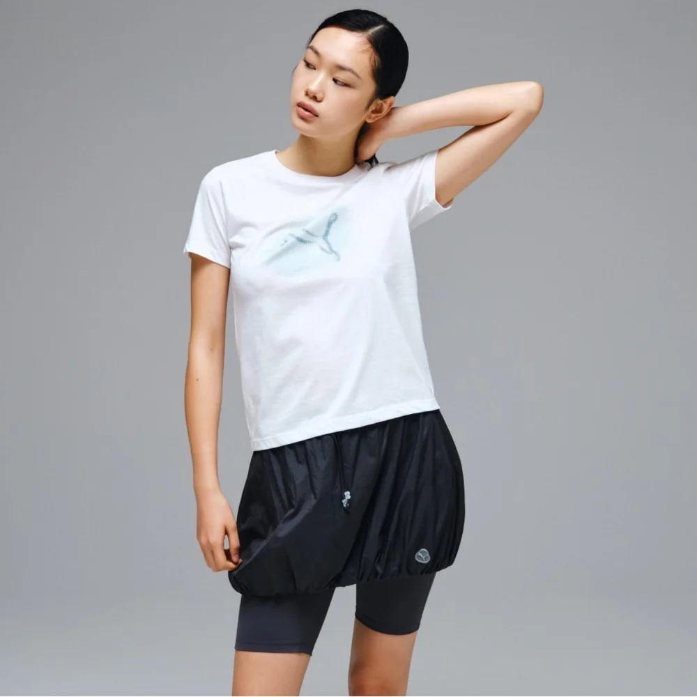 女裝 貓 標誌 短袖 T恤 W Cat Logo SST (52975401)