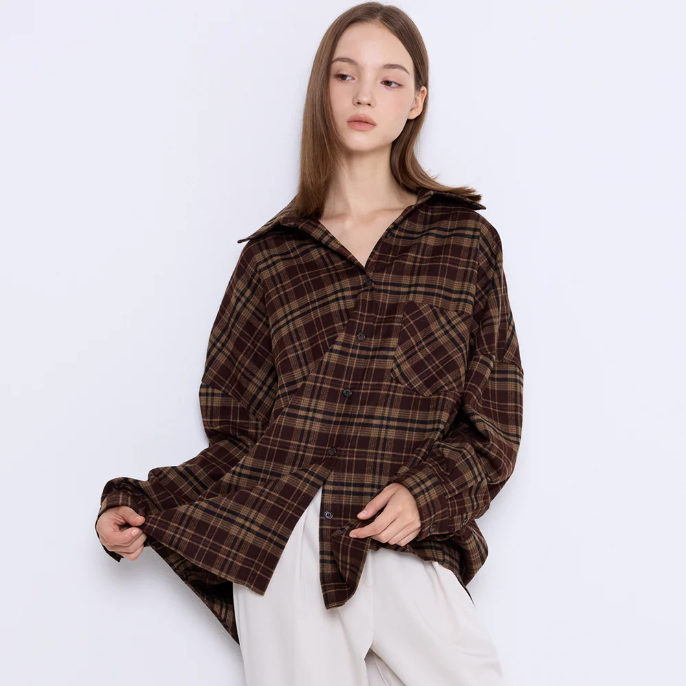 Over Check Shirt