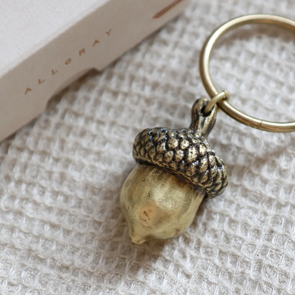 acorn keyring 橡子 鑰匙扣 黃銅 OBgE