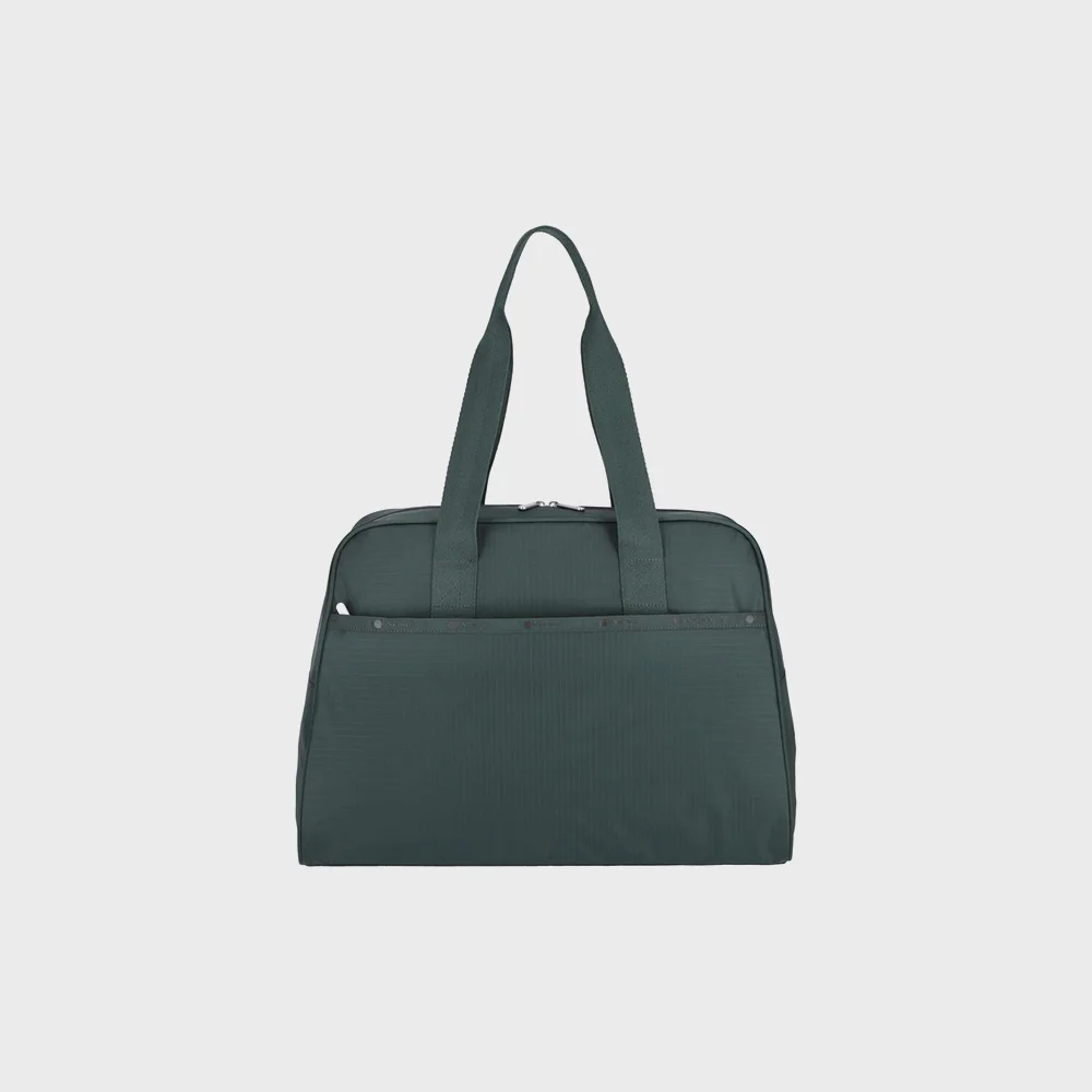 午夜藍 綠色 小 Carryall 旅行袋