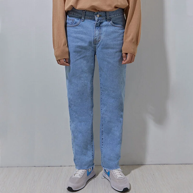 BEN wide denim light color