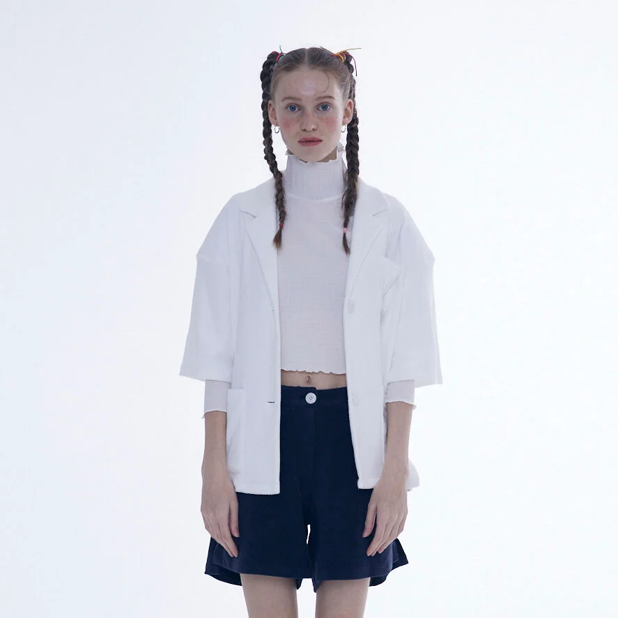 TERRY JACKET_white