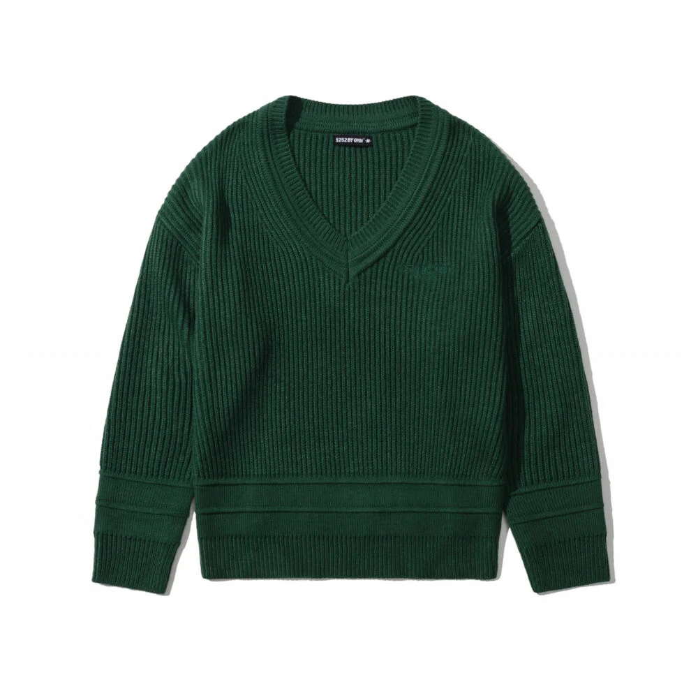 V NECK PREPPY KNIT