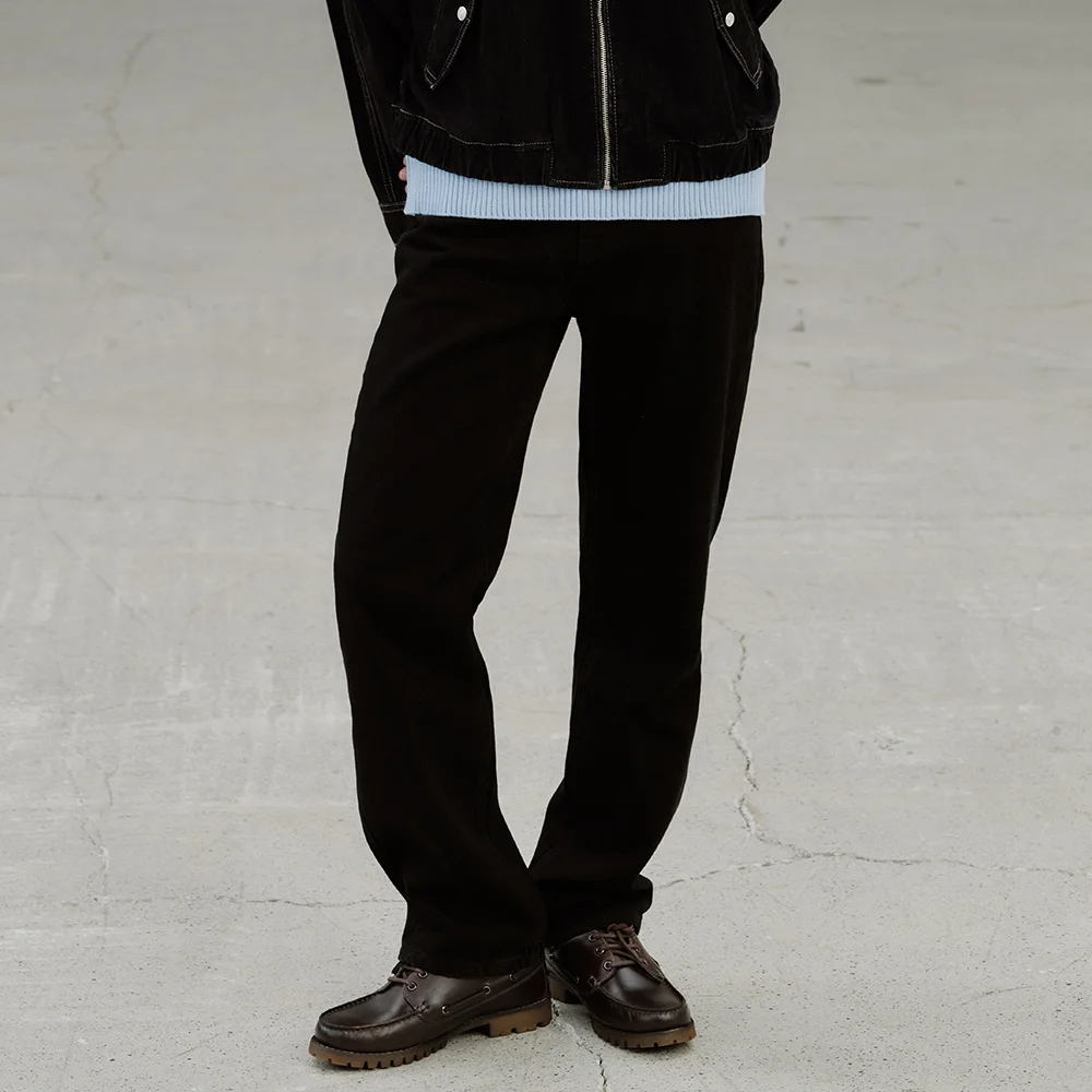 ESSENTIAL M55 STRAIGHT BLACK ONE WASHED
