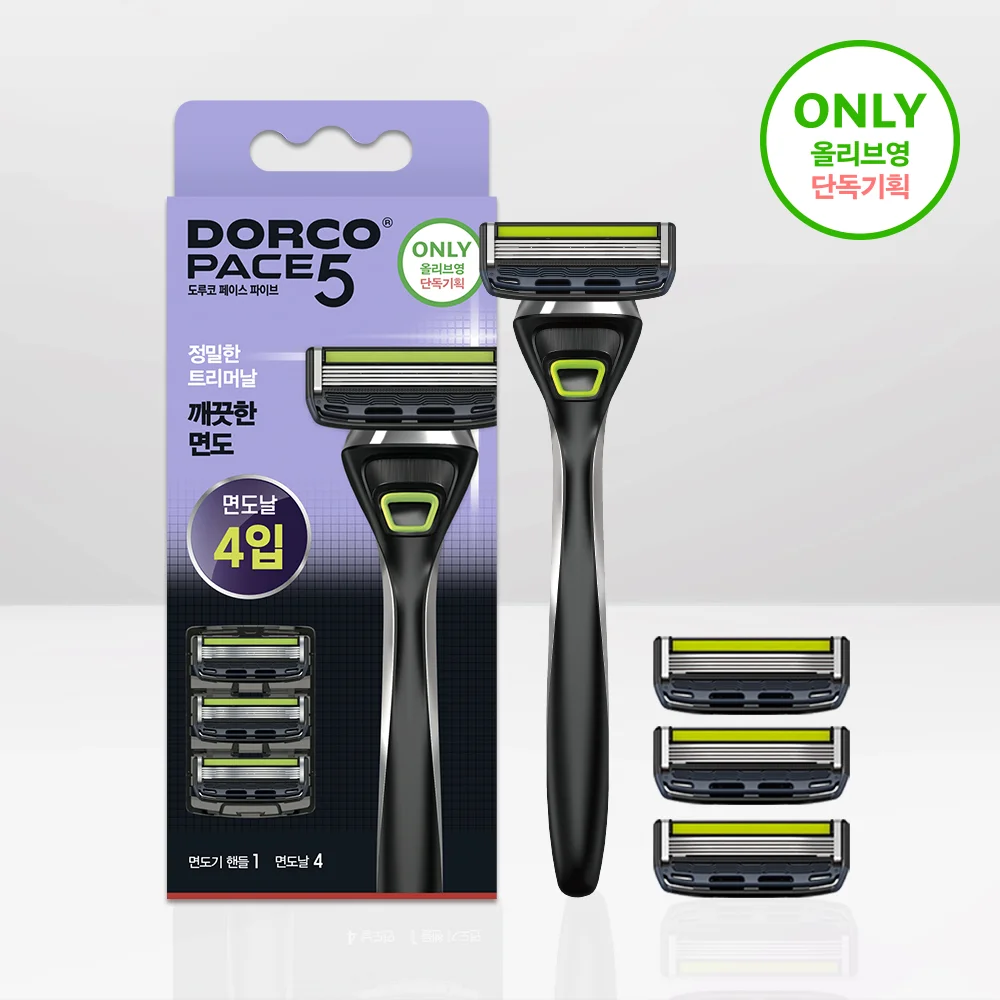 DORCO PACE5 套裝 (Handle+4刀片)