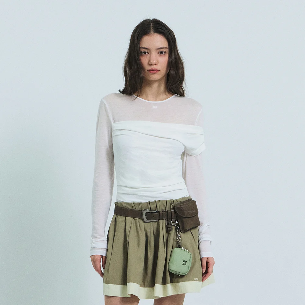 SHADE LAYERED T-SHIRT (WHITE)