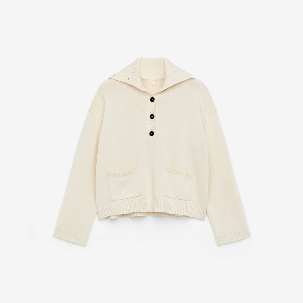 (W) 高領 毛衣 (1293908-001) (White Dusty Light)