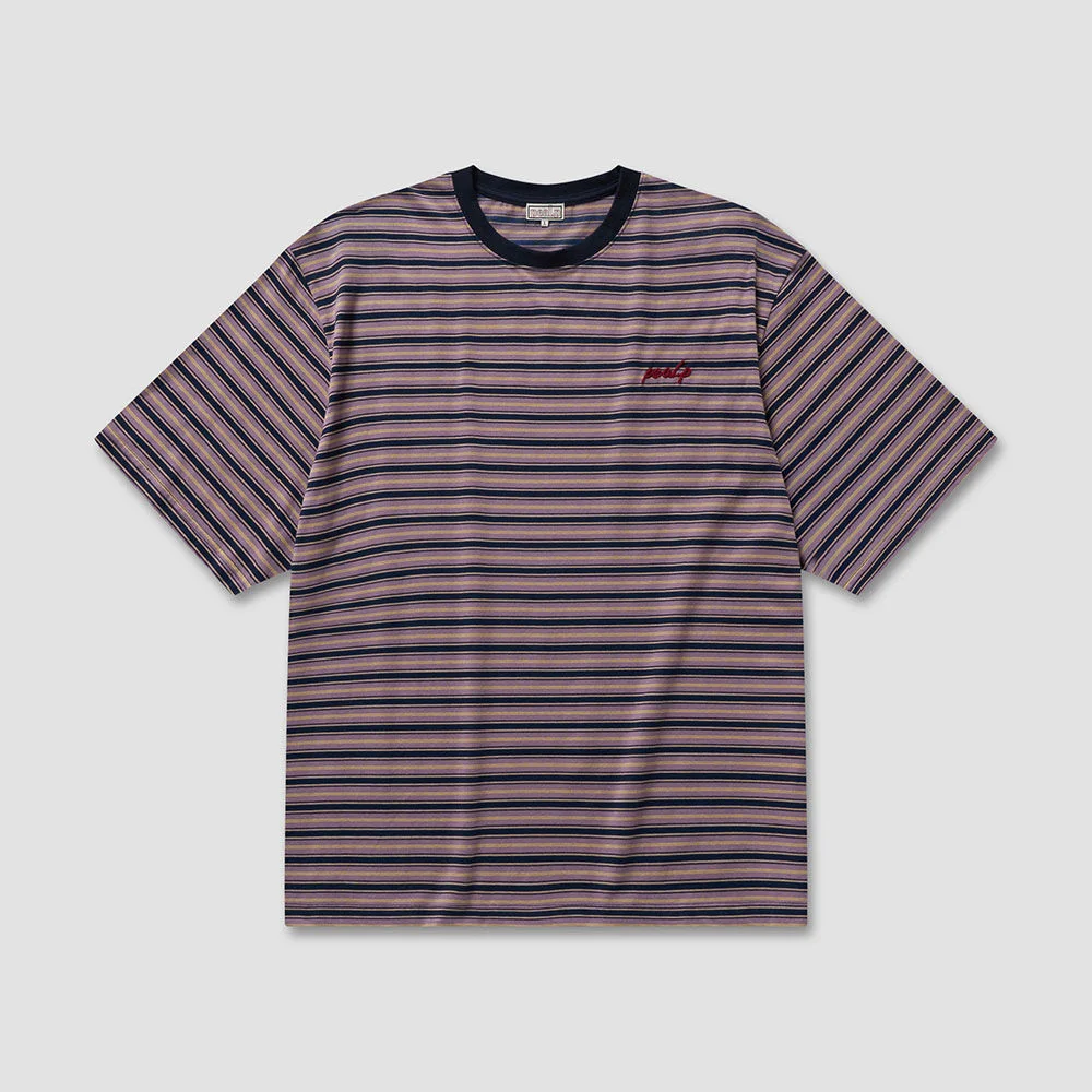Three-Stripe Over T-Shirt (Purple)