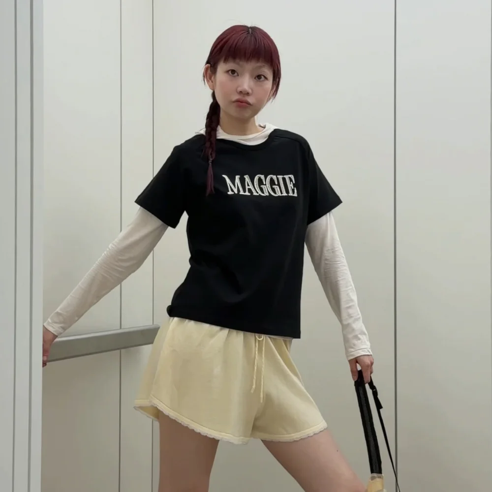 Signature Lace T-shirt (3color)