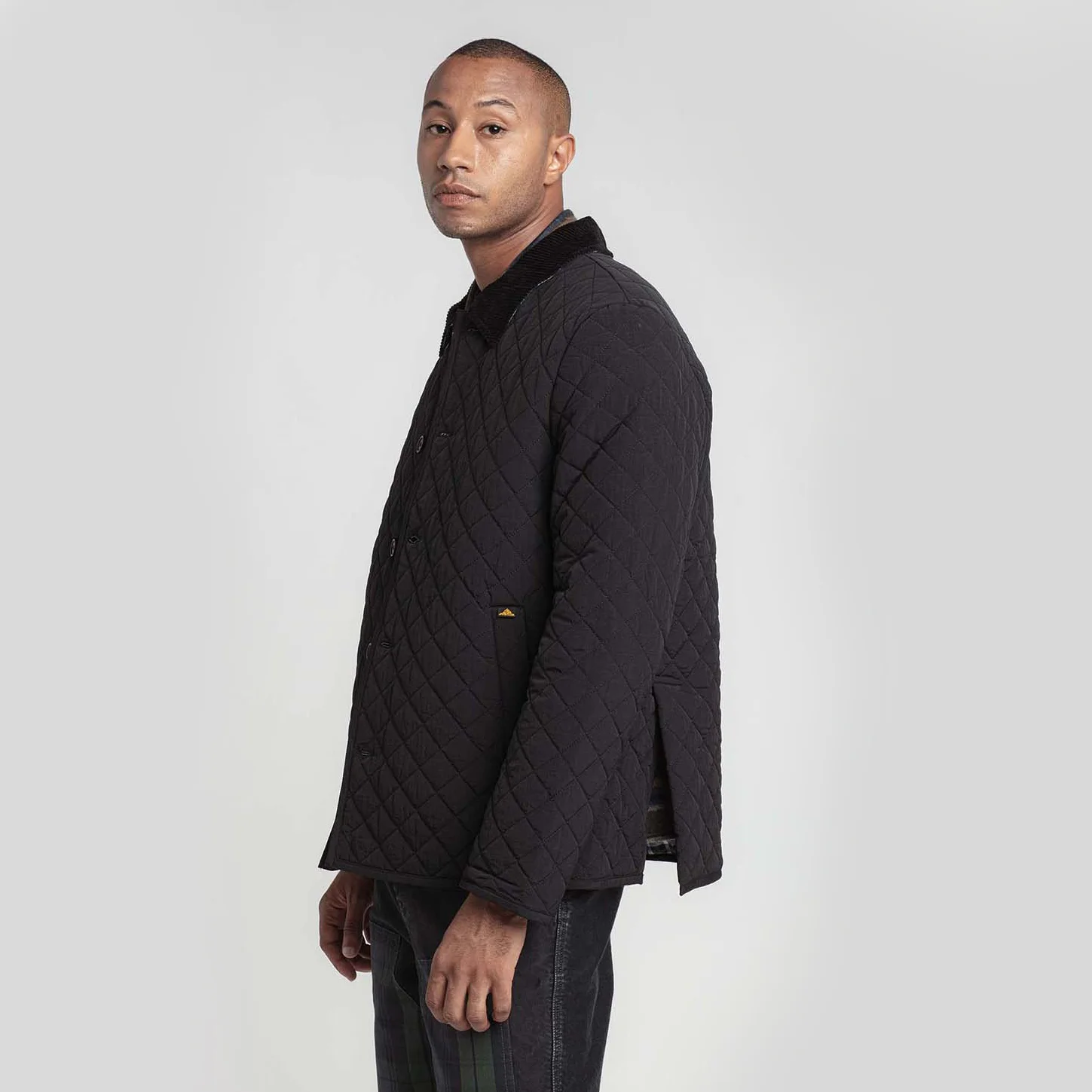 VARNON - Padded Classic Jacket_Black